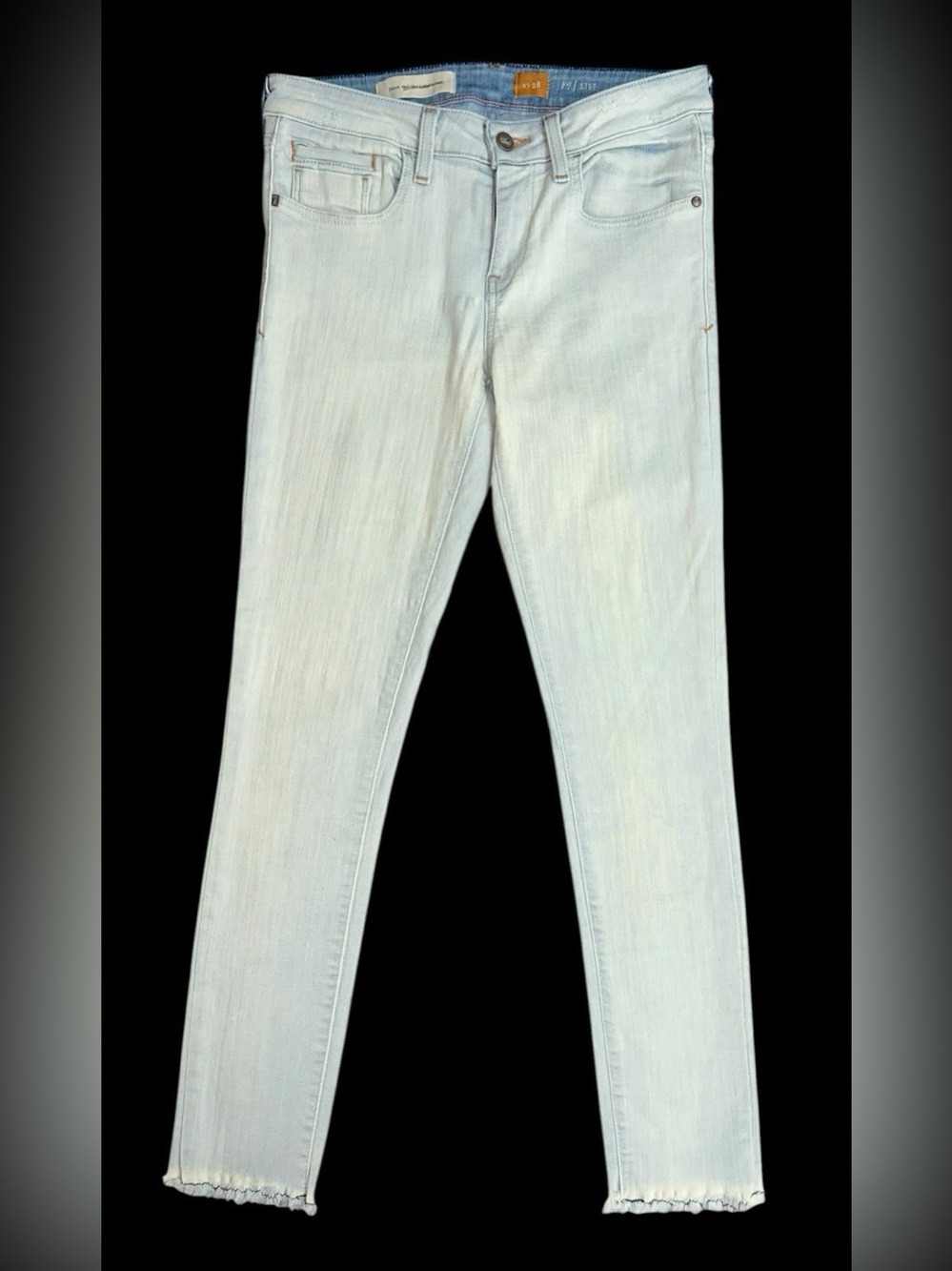Pilcro & The Letter Press Anthropologie Light Wash Skinny Jeans Sz 28